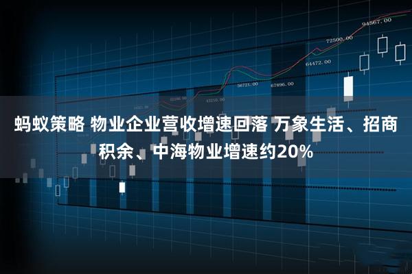 蚂蚁策略 物业企业营收增速回落 万象生活、招商积余、中海物业增速约20%